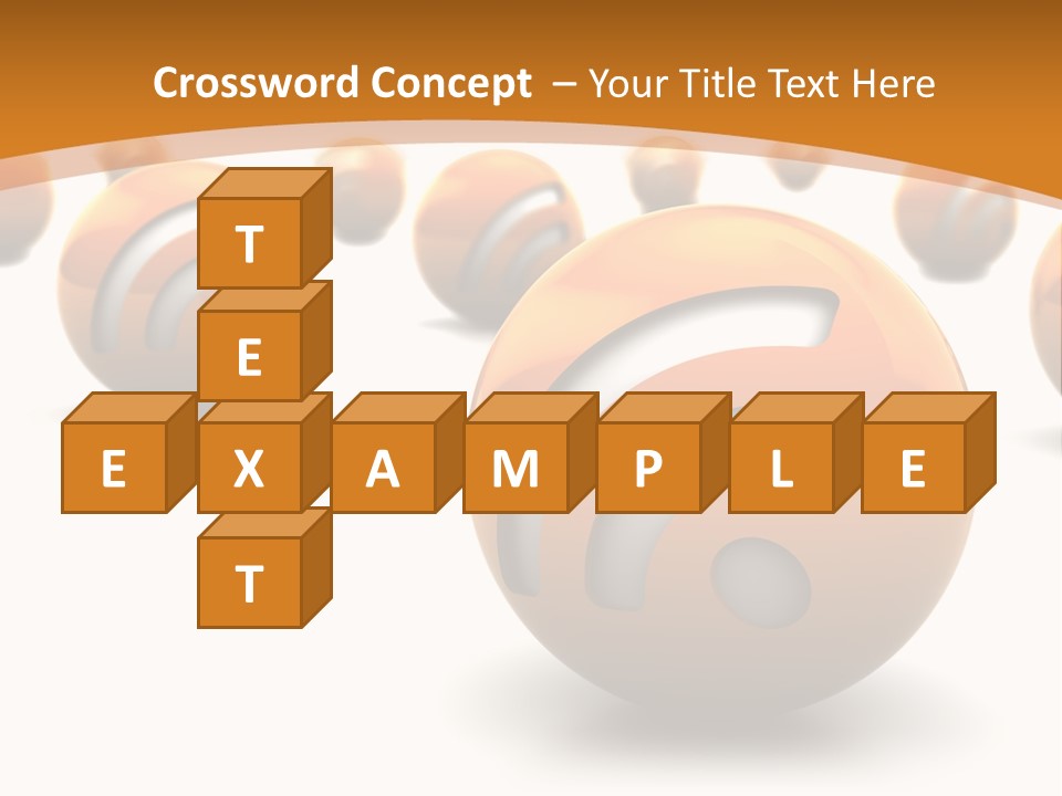 Blog Ball Computer PowerPoint Template