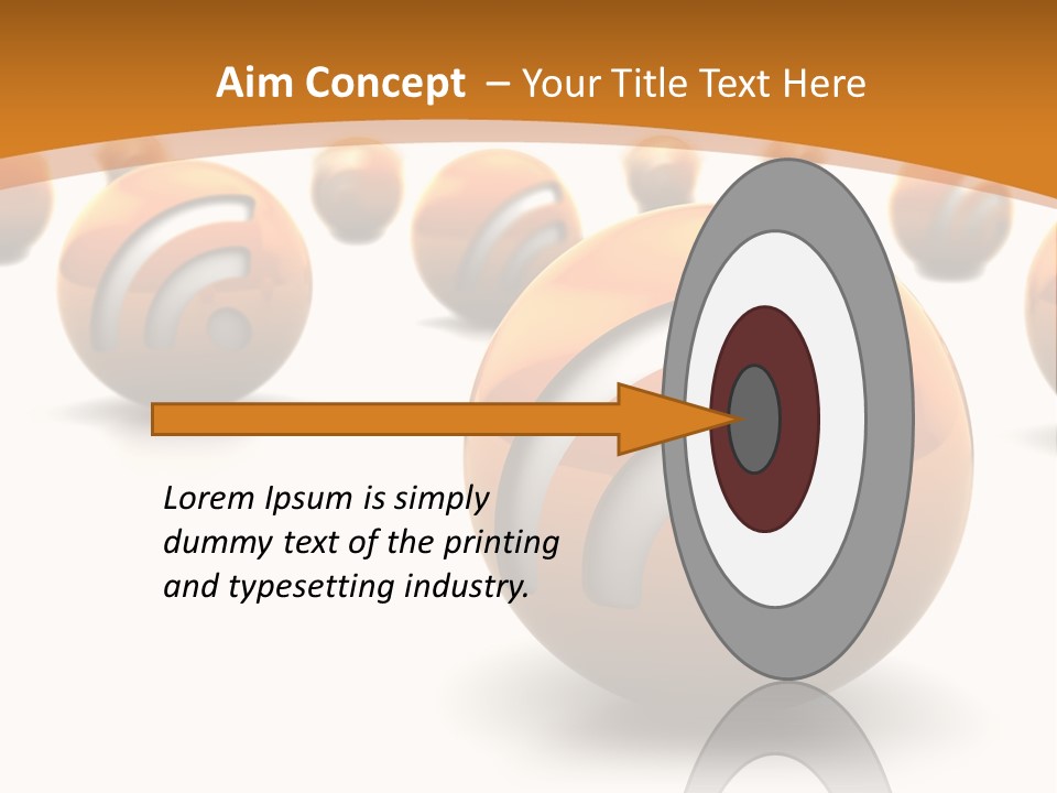 Blog Ball Computer PowerPoint Template