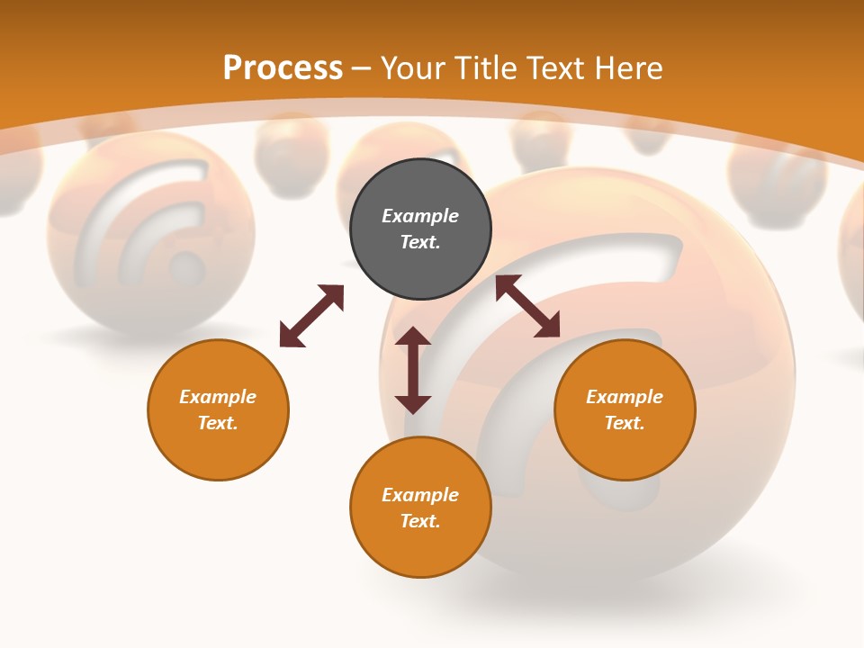 Blog Ball Computer PowerPoint Template
