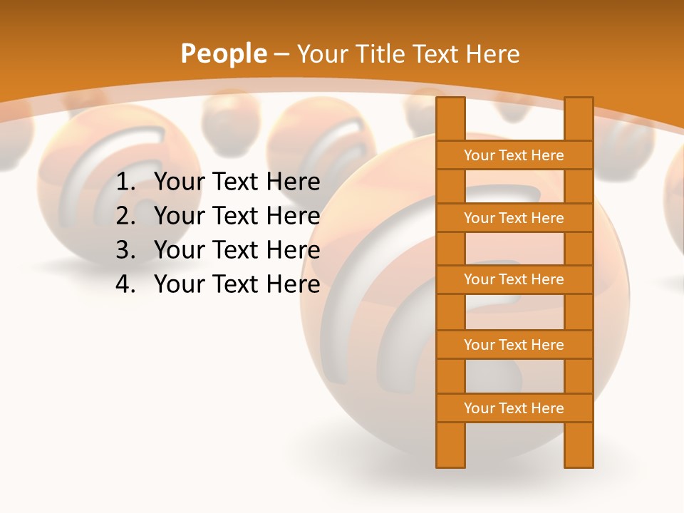 Blog Ball Computer PowerPoint Template