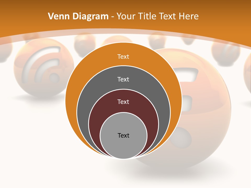 Blog Ball Computer PowerPoint Template