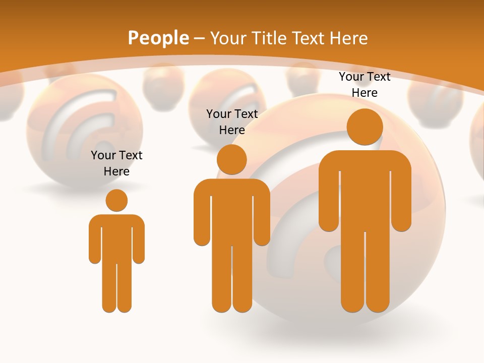 Blog Ball Computer PowerPoint Template