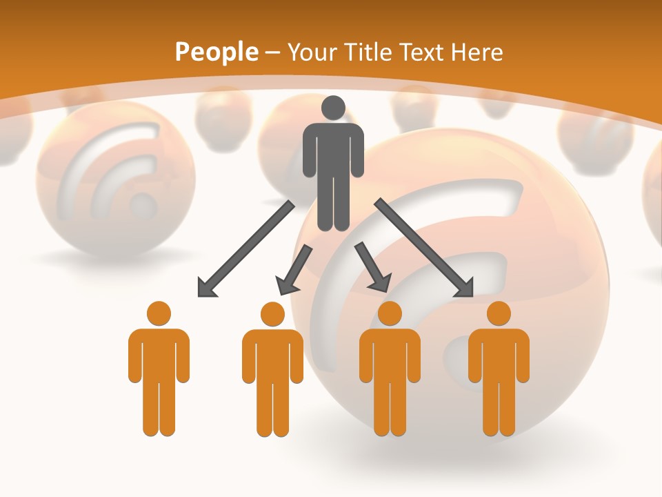 Blog Ball Computer PowerPoint Template