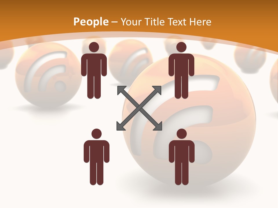 Blog Ball Computer PowerPoint Template