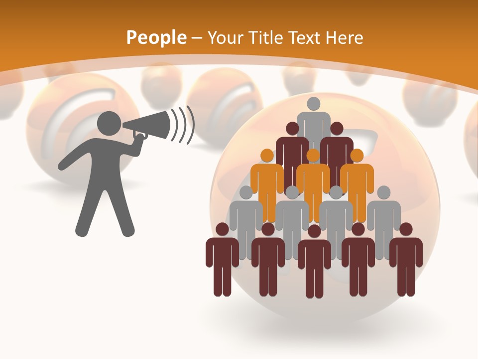 Blog Ball Computer PowerPoint Template