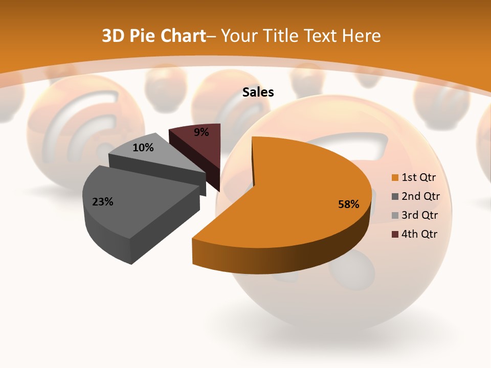 Blog Ball Computer PowerPoint Template