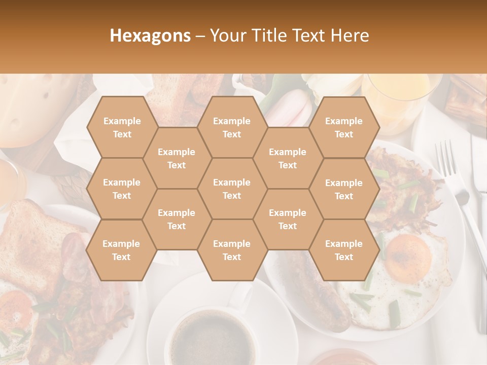 Lunch Traditional Orange PowerPoint Template