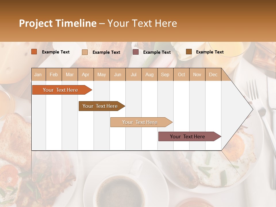 Lunch Traditional Orange PowerPoint Template