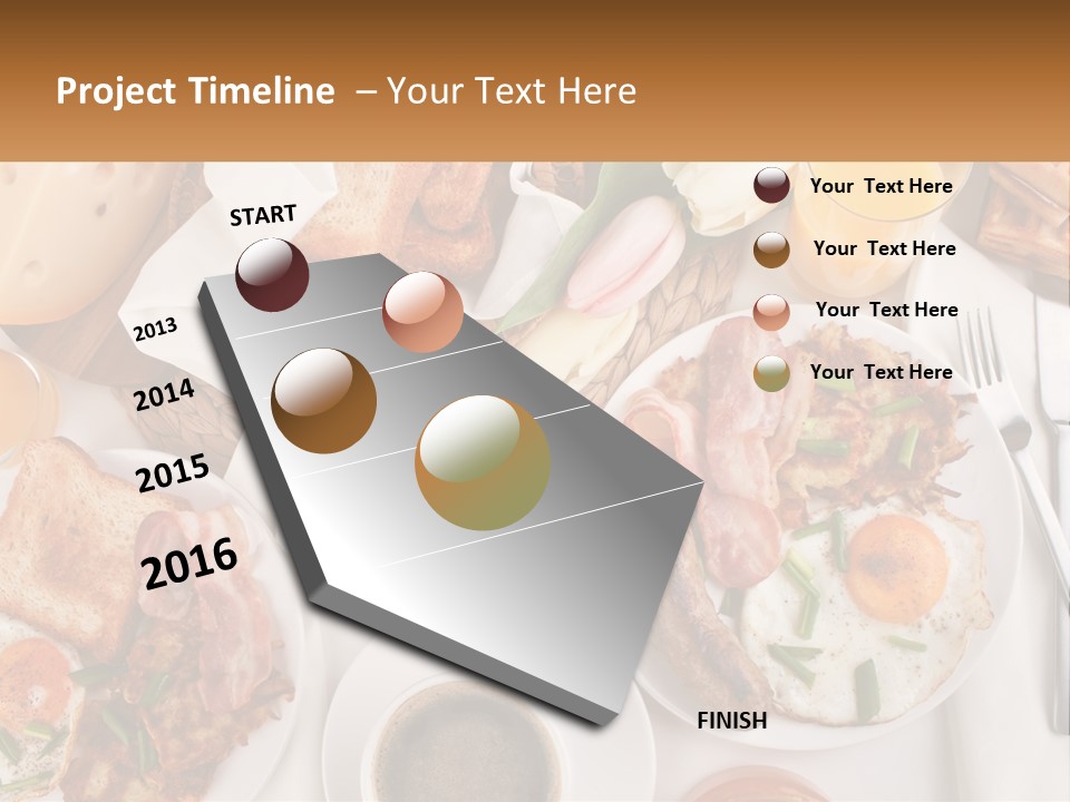 Lunch Traditional Orange PowerPoint Template