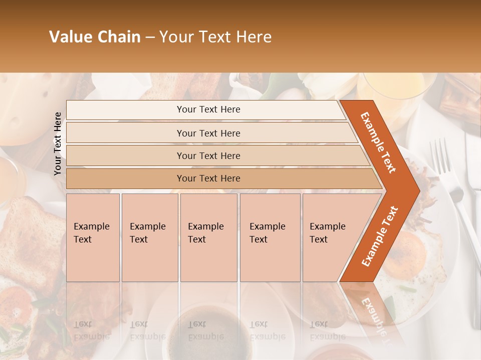 Lunch Traditional Orange PowerPoint Template