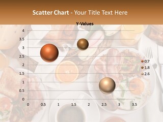 Lunch Traditional Orange PowerPoint Template