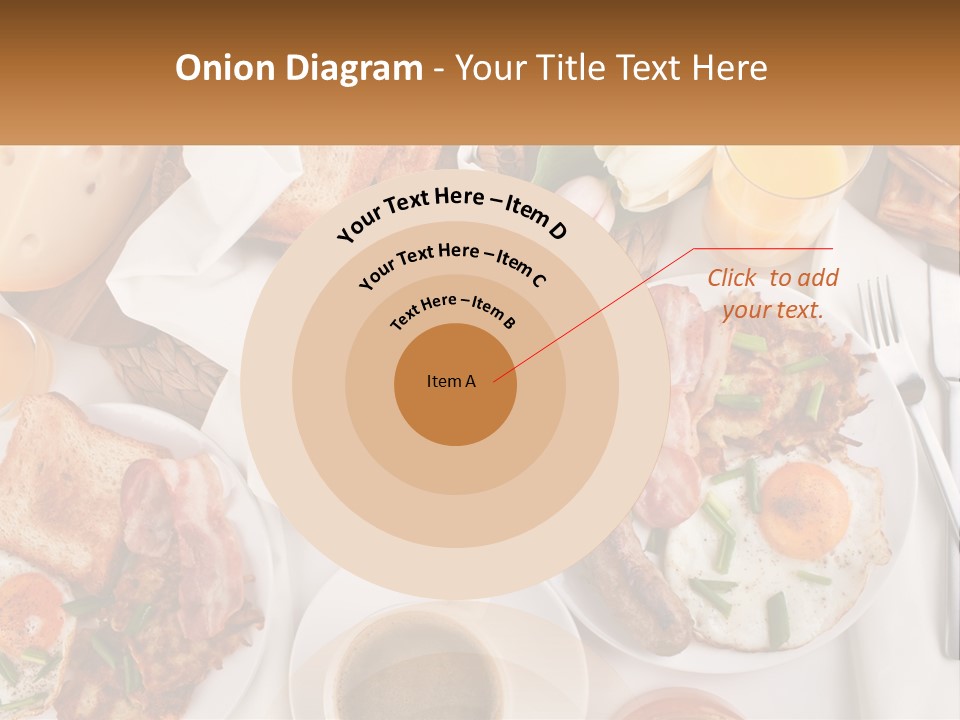 Lunch Traditional Orange PowerPoint Template