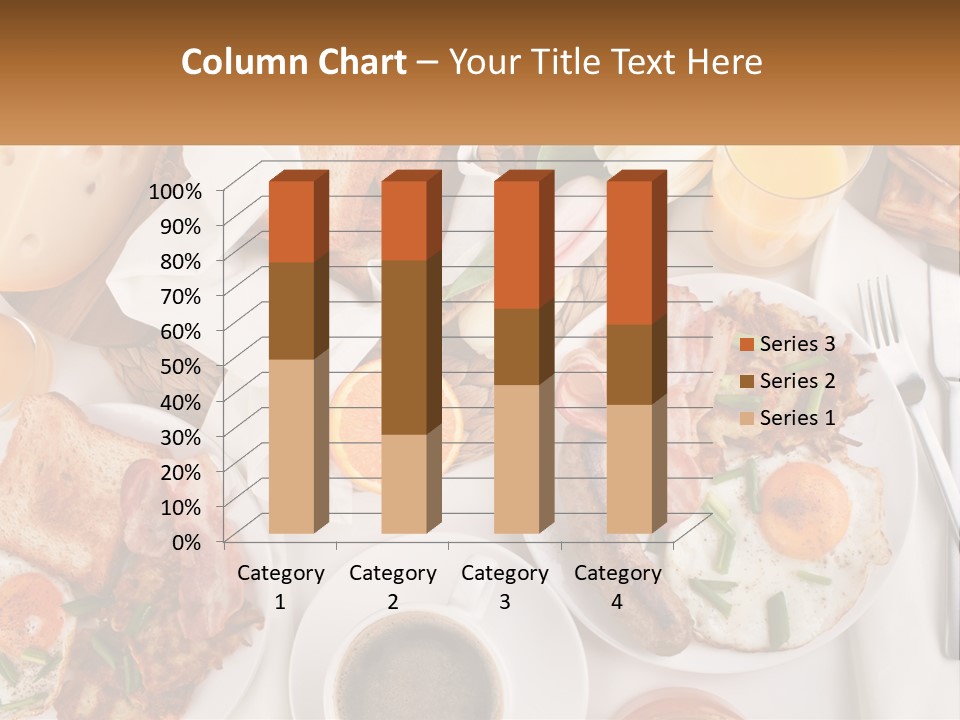 Lunch Traditional Orange PowerPoint Template