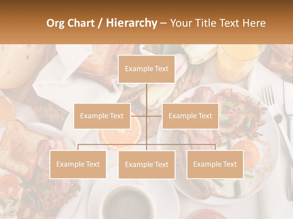 Lunch Traditional Orange PowerPoint Template