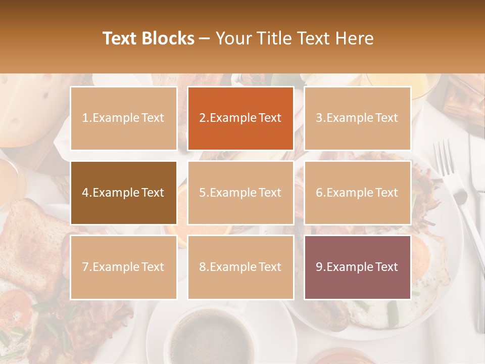 Lunch Traditional Orange PowerPoint Template