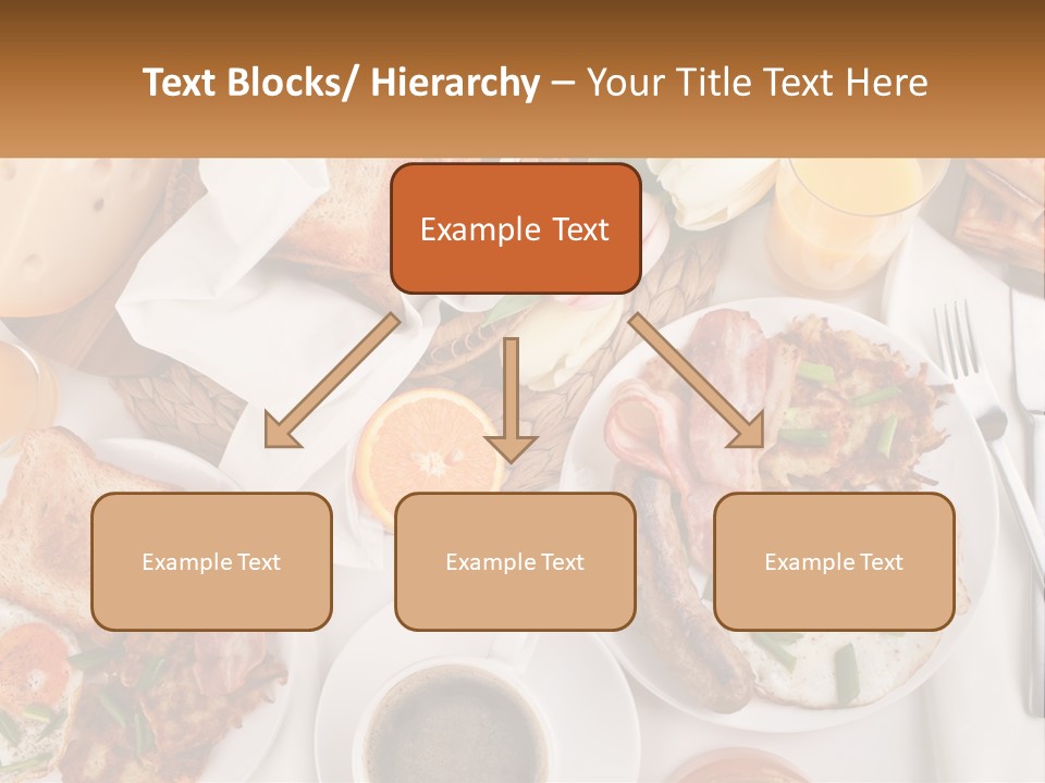 Lunch Traditional Orange PowerPoint Template