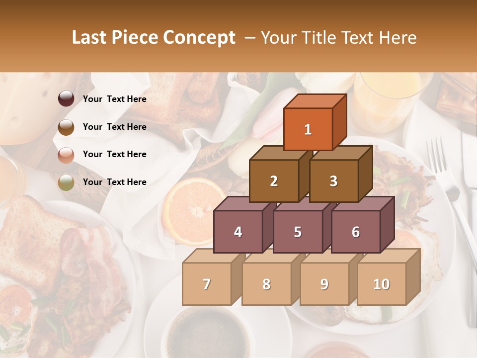 Lunch Traditional Orange PowerPoint Template