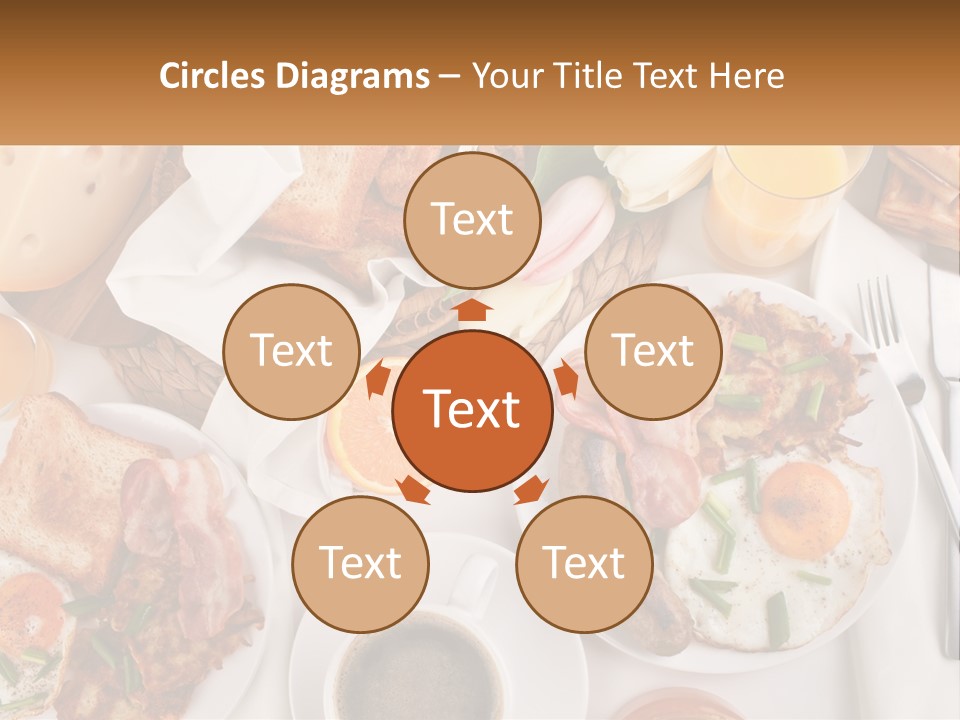 Lunch Traditional Orange PowerPoint Template
