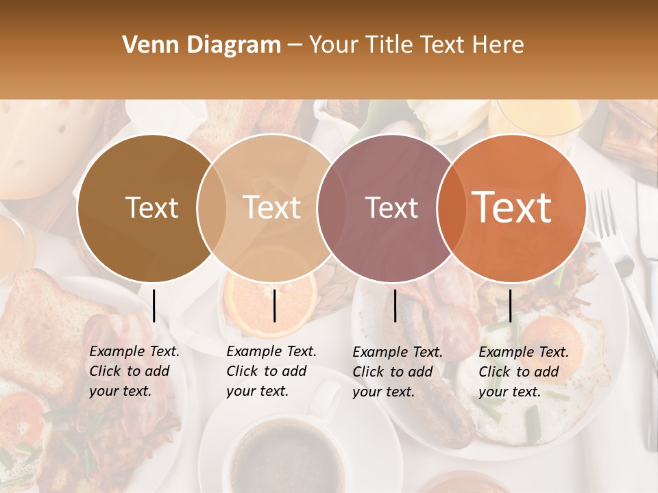 Lunch Traditional Orange PowerPoint Template