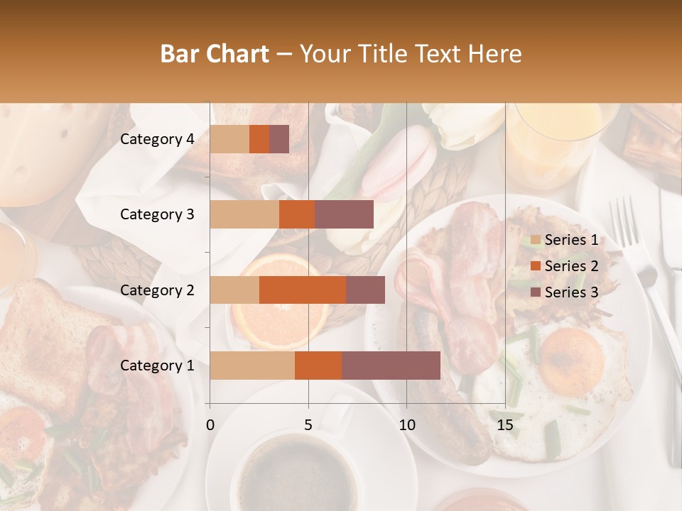 Lunch Traditional Orange PowerPoint Template