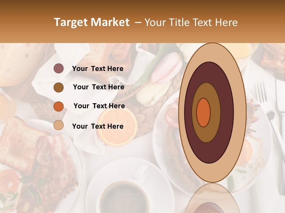 Lunch Traditional Orange PowerPoint Template