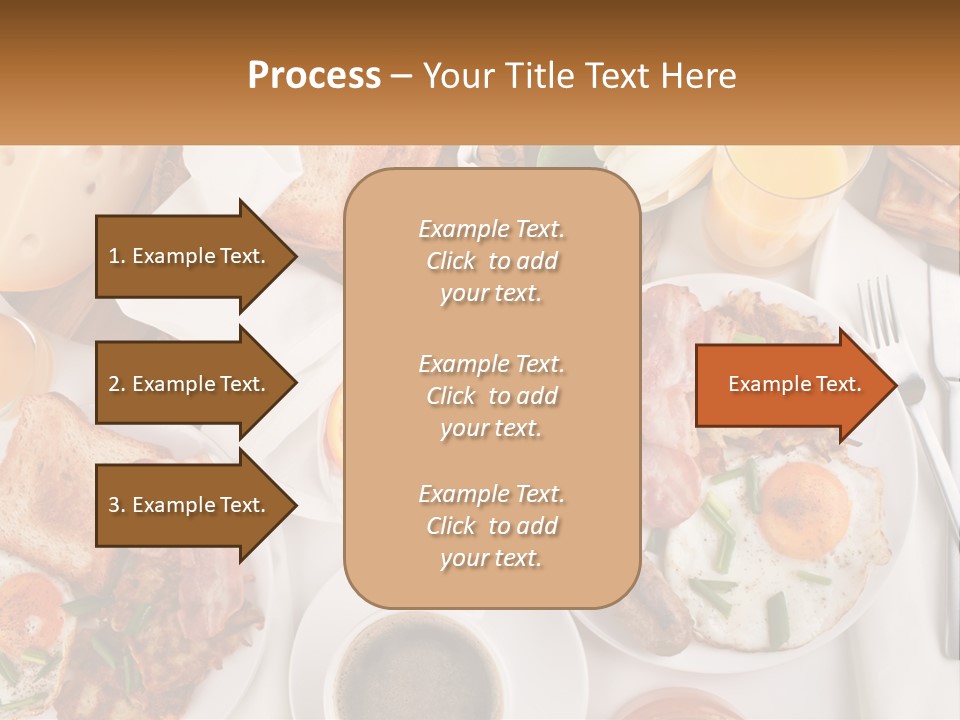 Lunch Traditional Orange PowerPoint Template