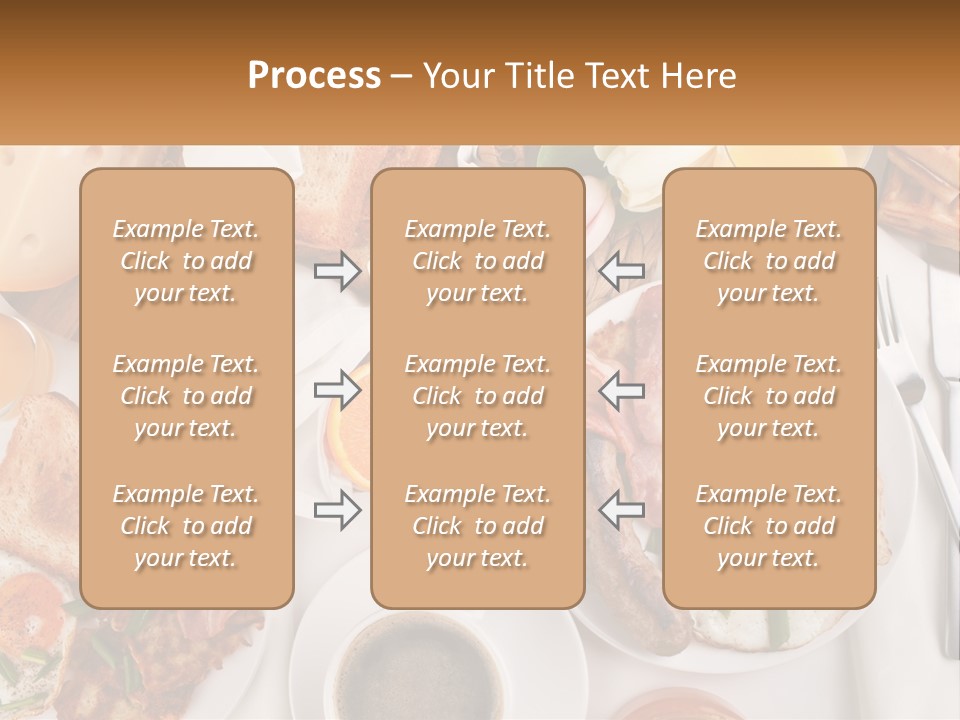 Lunch Traditional Orange PowerPoint Template