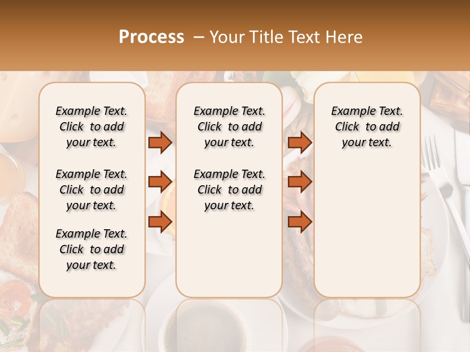 Lunch Traditional Orange PowerPoint Template