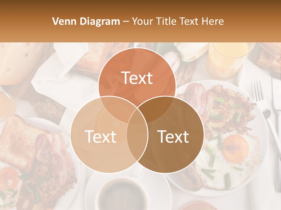 Lunch Traditional Orange PowerPoint Template