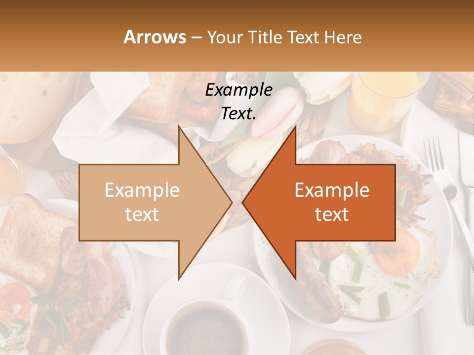 Lunch Traditional Orange PowerPoint Template