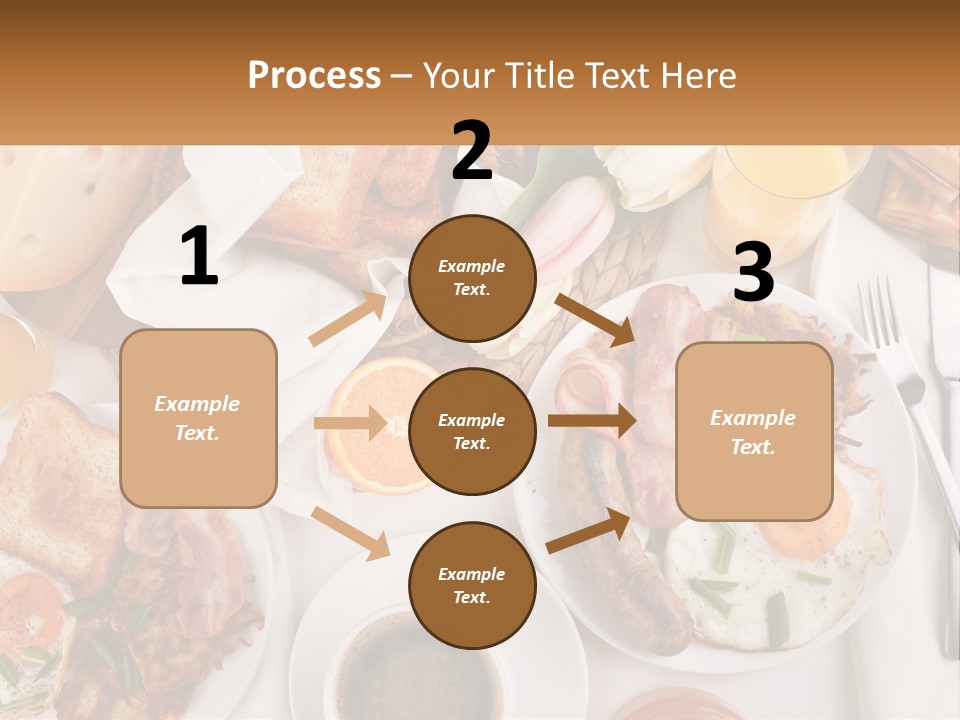 Lunch Traditional Orange PowerPoint Template