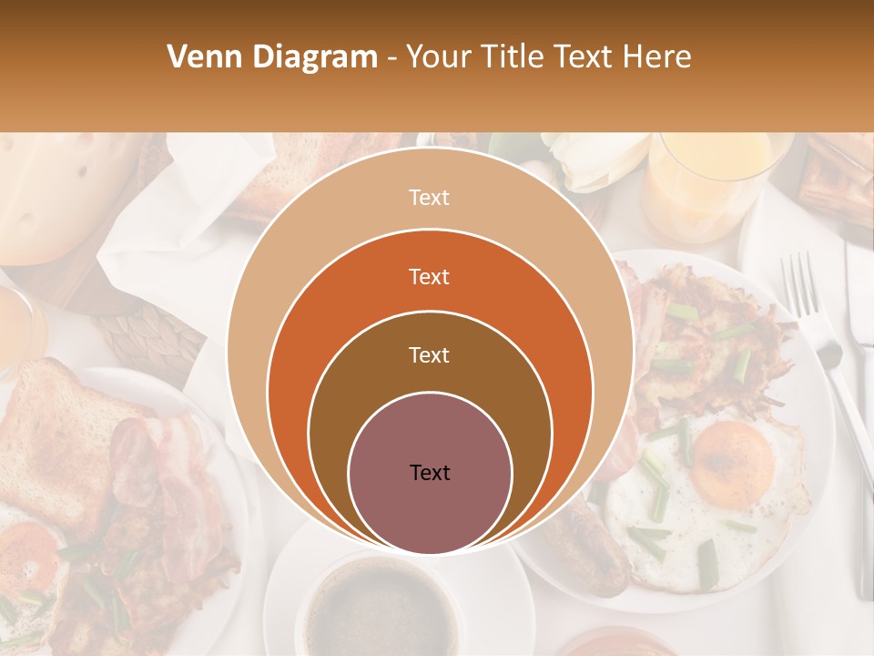 Lunch Traditional Orange PowerPoint Template