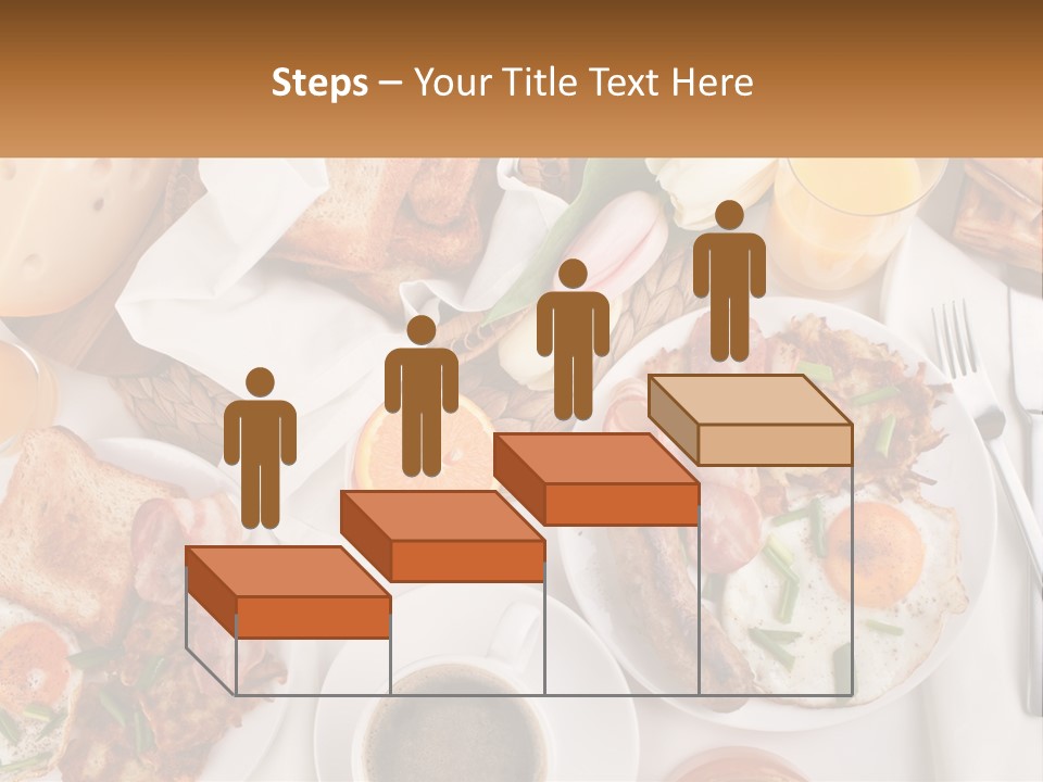 Lunch Traditional Orange PowerPoint Template