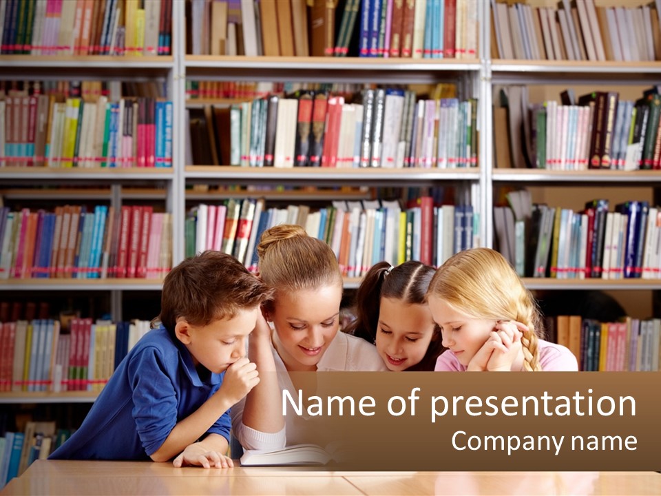Handsome Educational Pupil PowerPoint Template