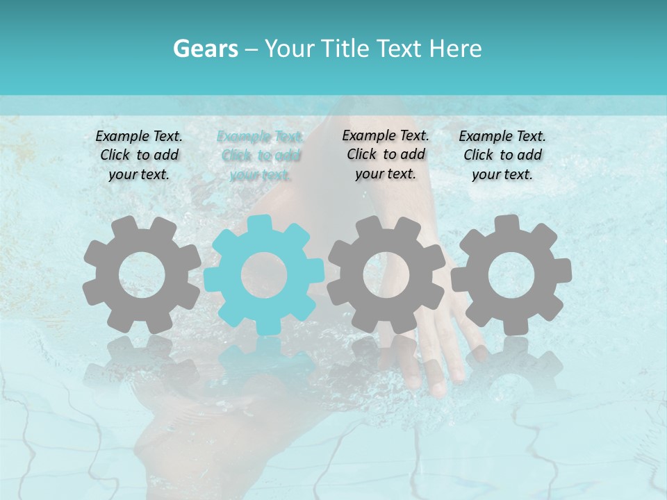 Athletic Splash Athlete PowerPoint Template