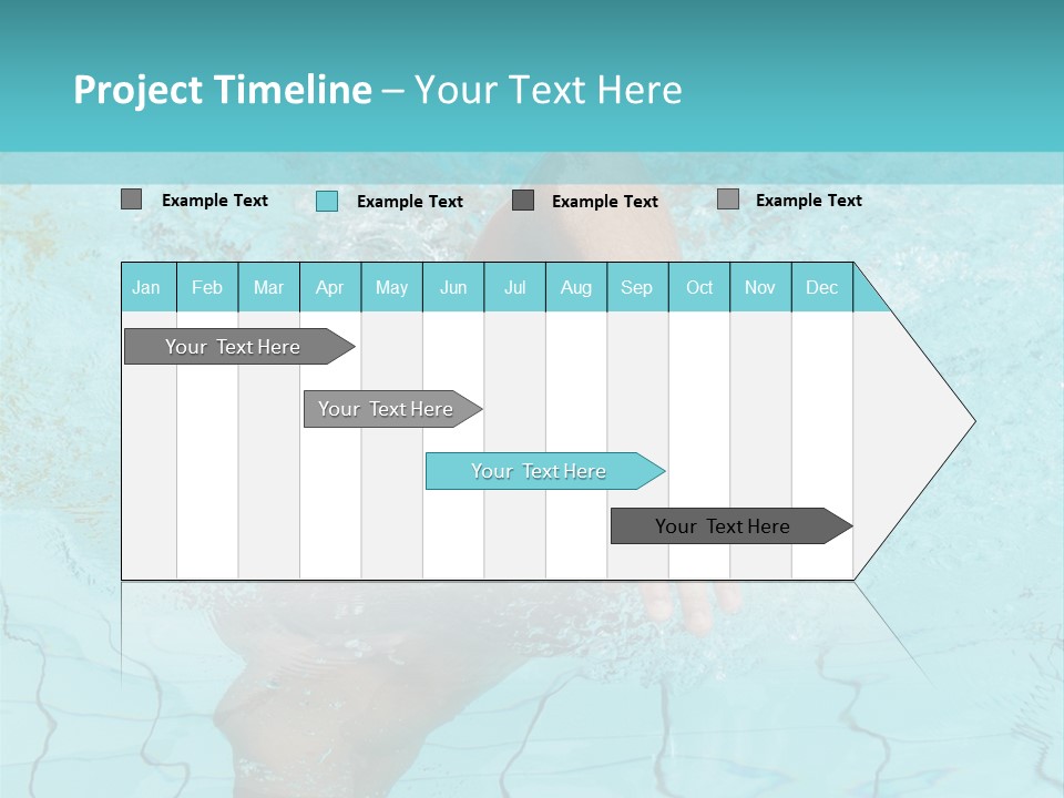 Athletic Splash Athlete PowerPoint Template