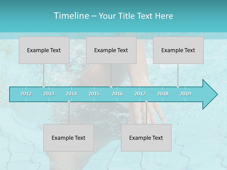 Athletic Splash Athlete PowerPoint Template