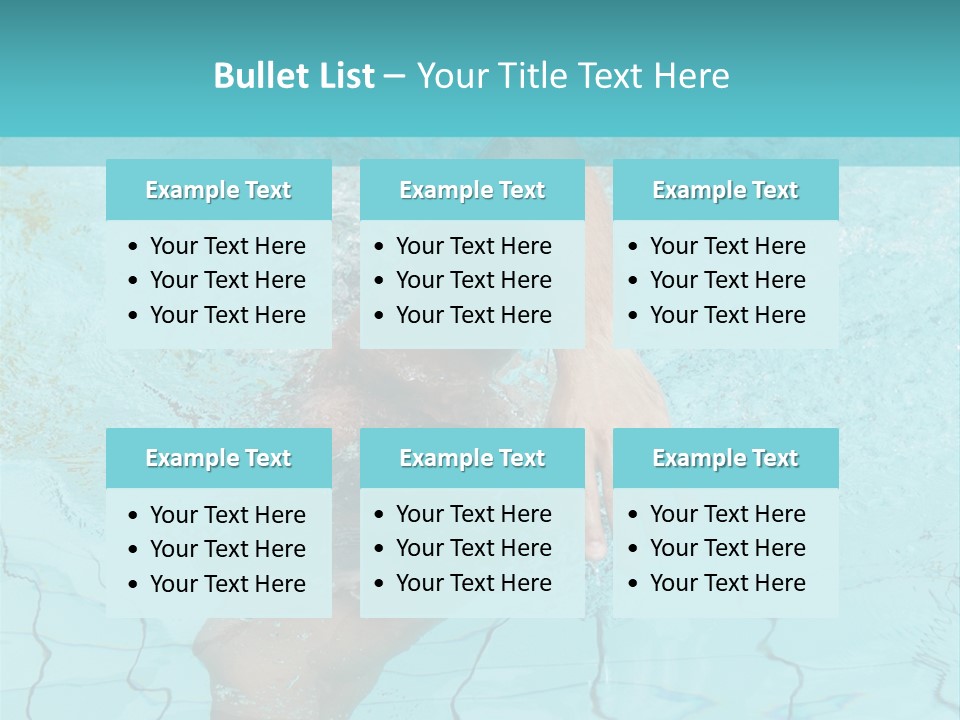 Athletic Splash Athlete PowerPoint Template