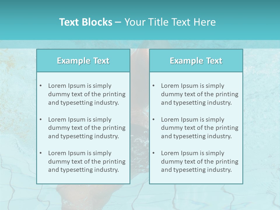 Athletic Splash Athlete PowerPoint Template