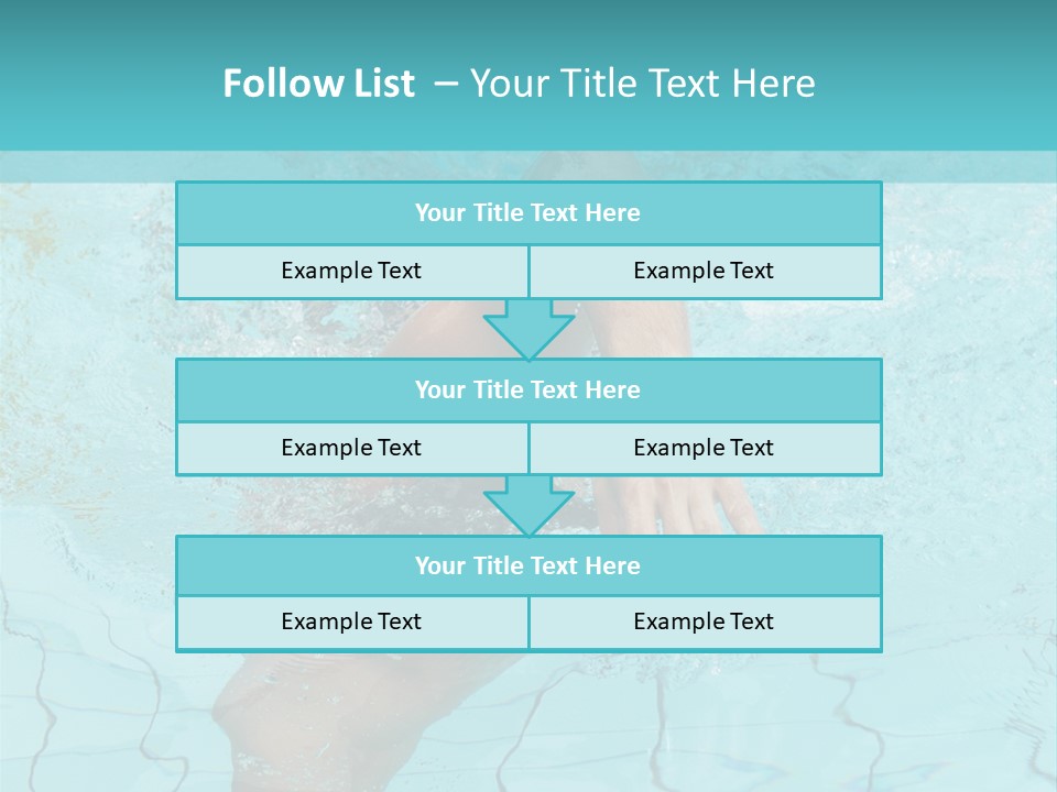 Athletic Splash Athlete PowerPoint Template