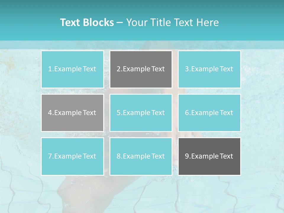 Athletic Splash Athlete PowerPoint Template