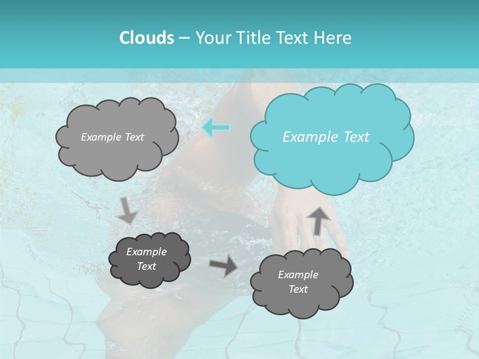 Athletic Splash Athlete PowerPoint Template