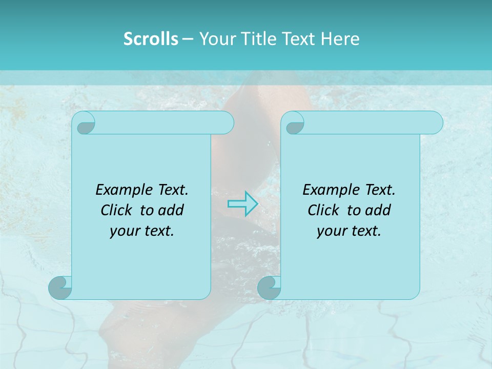 Athletic Splash Athlete PowerPoint Template