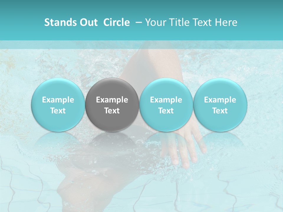 Athletic Splash Athlete PowerPoint Template