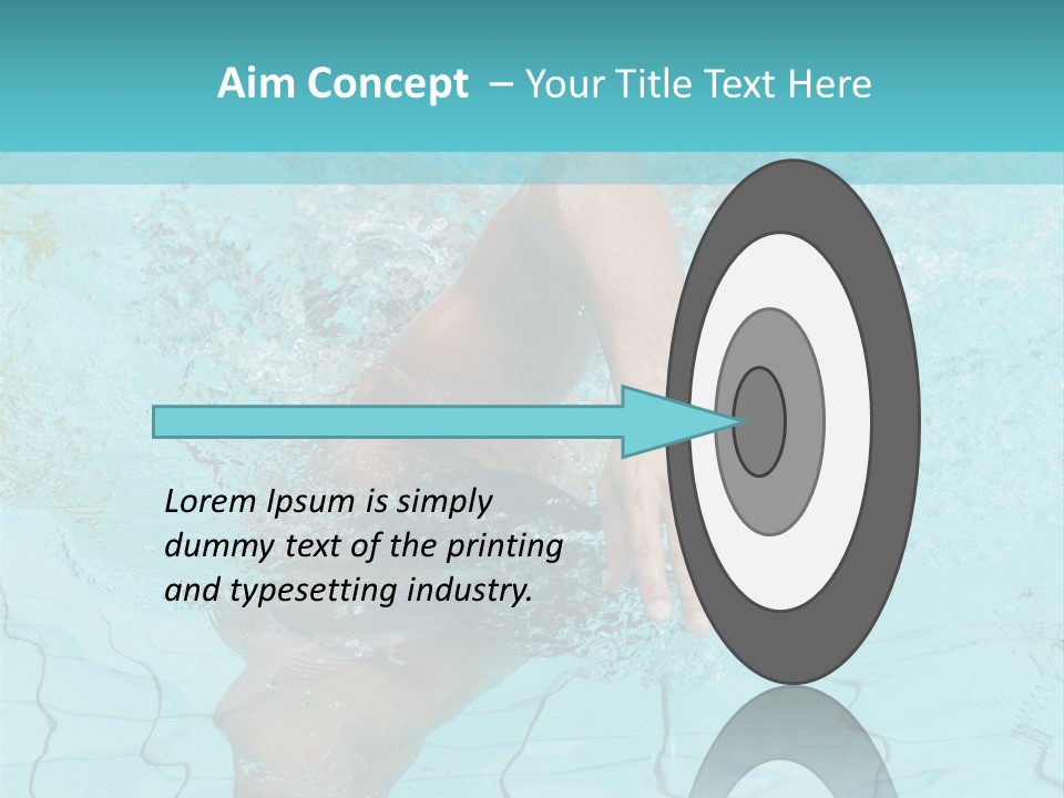 Athletic Splash Athlete PowerPoint Template