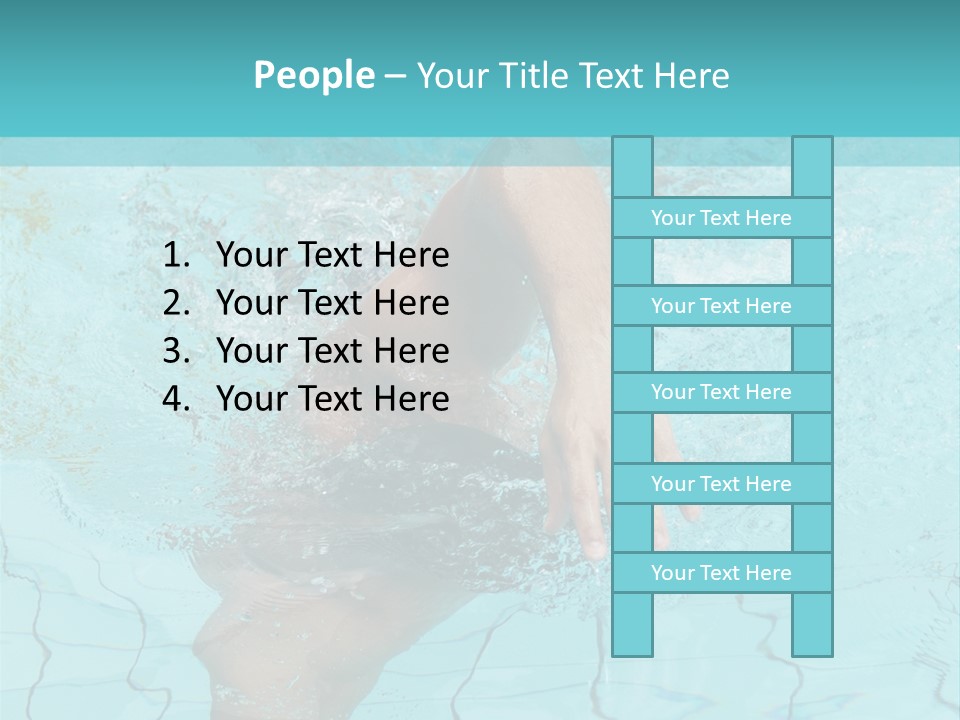 Athletic Splash Athlete PowerPoint Template