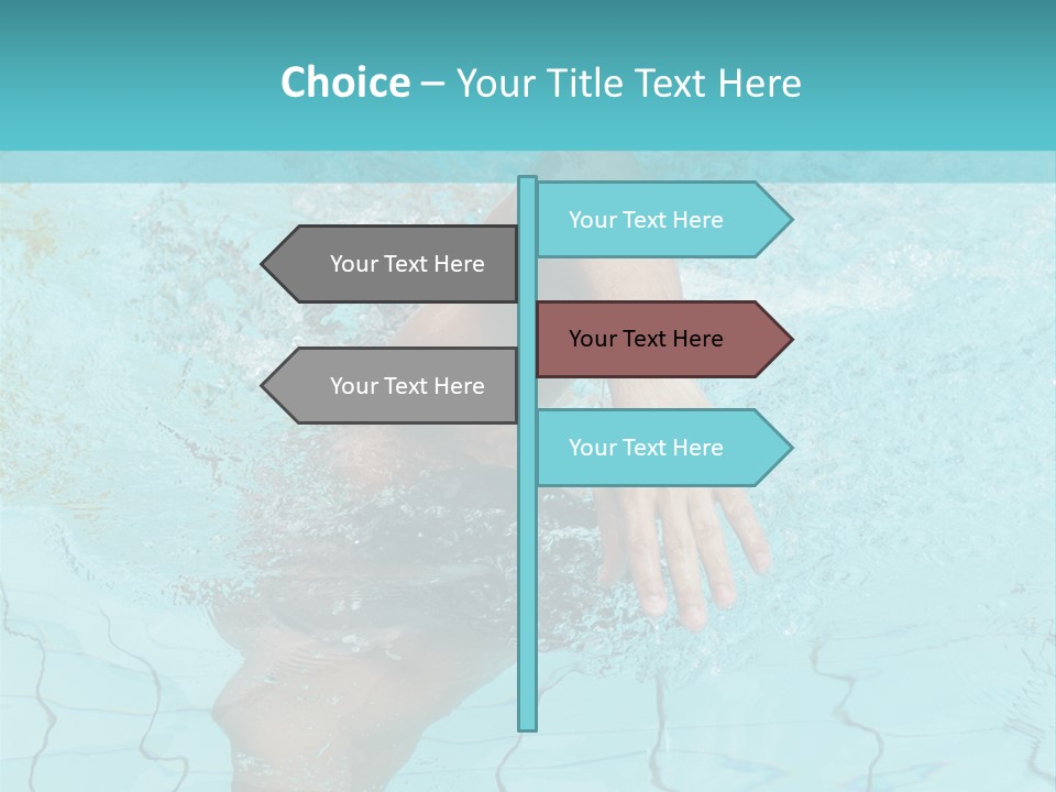 Athletic Splash Athlete PowerPoint Template