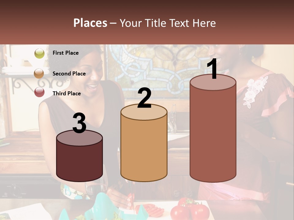 Lifestyle Smiling Africanamerican PowerPoint Template