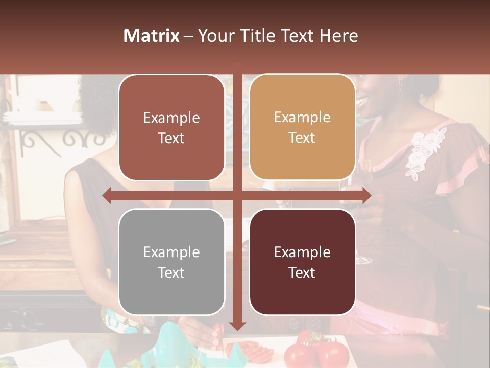 Lifestyle Smiling Africanamerican PowerPoint Template