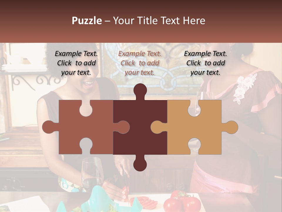 Lifestyle Smiling Africanamerican PowerPoint Template